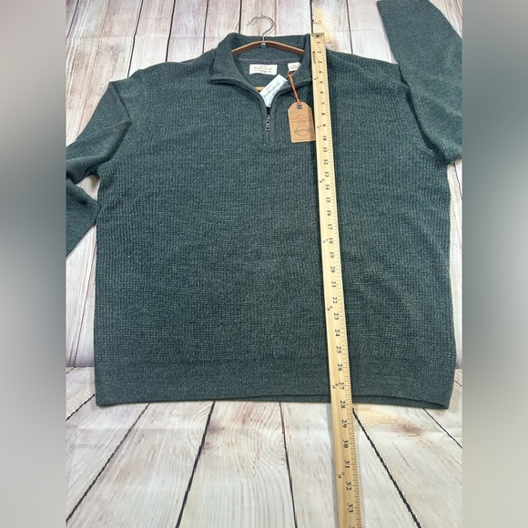 NWT. Weatherproof Vintage Gray Quarter Zip Sweater. Size XL. - Picture 6 of 9